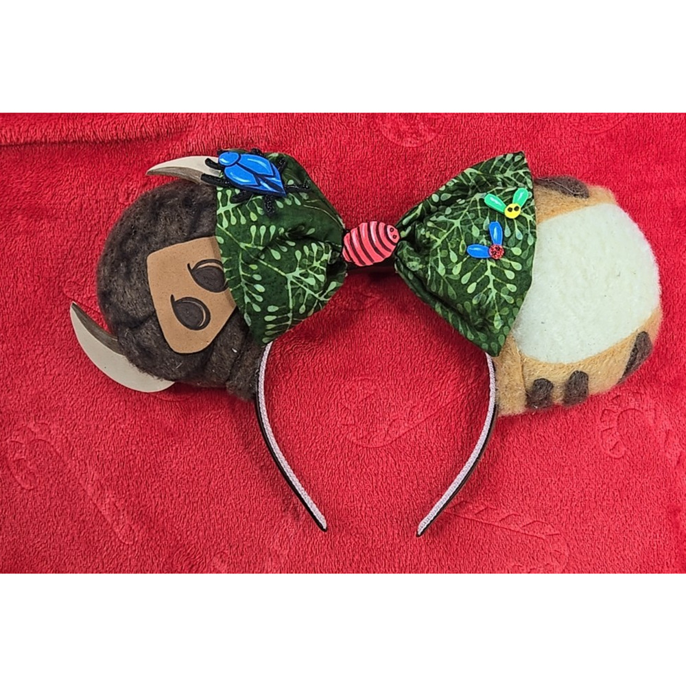 The Lion King inspired Timon And Pumba Disney Mouse Ears headband - HANDMADE